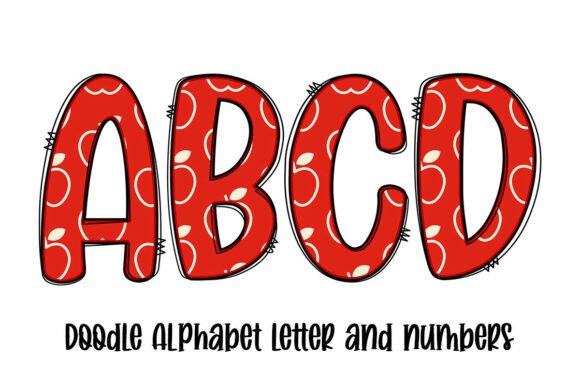 Apple Back to School Alphabet Letters: A Versatile Digital Resource for Creative Projects