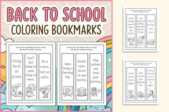 Back to School Coloring Bookmarks: A Fun and Educational Activity for Kids