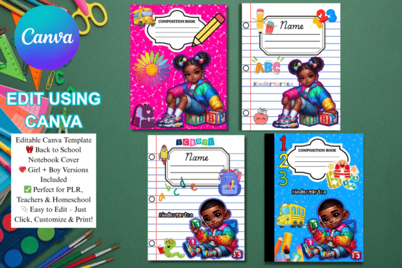 Back to School Editable Canva Notebooks: A Creative Solution for Classroom and Business Needs