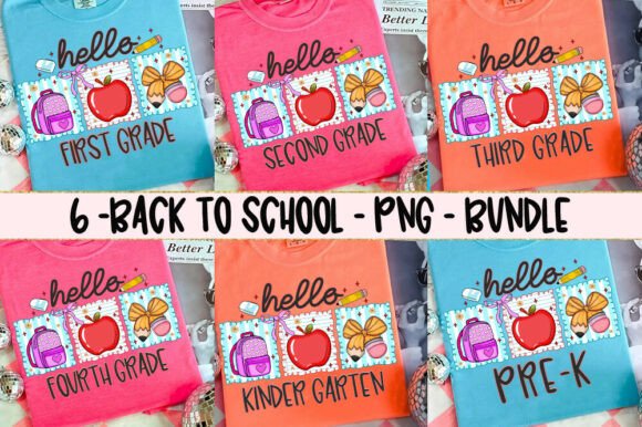 Back to School PNG Bundle for Creative Projects