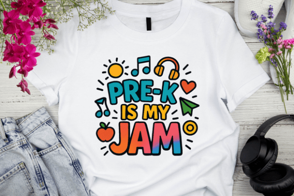 Back to School Pre-Kindergarten T-Shirt: A Versatile Design for Creativity and Customization