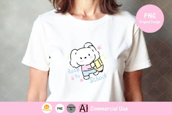 Back to School Puddle Dog Cute T-shirt: A Stylish Choice for Students and Parents
