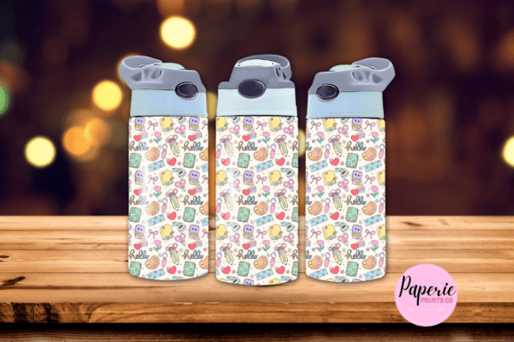 Back to School Tumbler Wrap Design