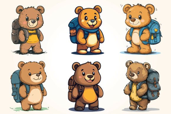 Bear Back to School 100 Days of School