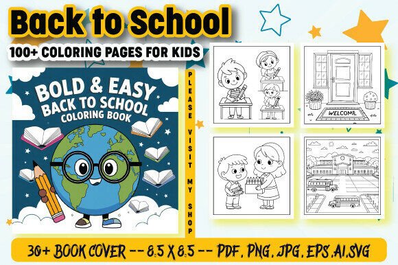 Bold Easy Back to School Coloring: A Creative and Faith-Focused Resource for Kids