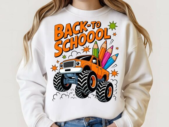 Monster Truck School Bus: A Back to School Design for Creative Projects