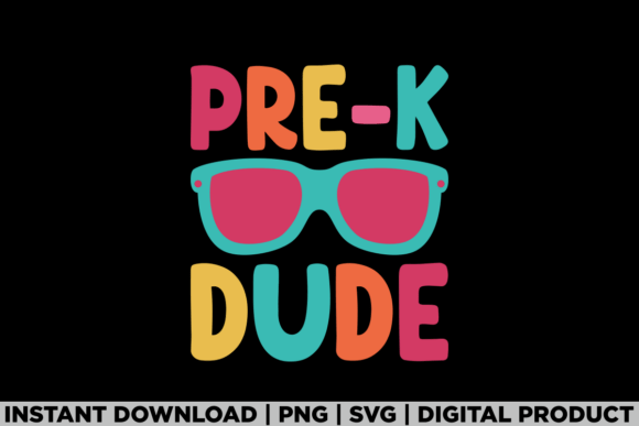 Pre-K Dude Back to School Preschool 1st: A Versatile Design for Various Occasions