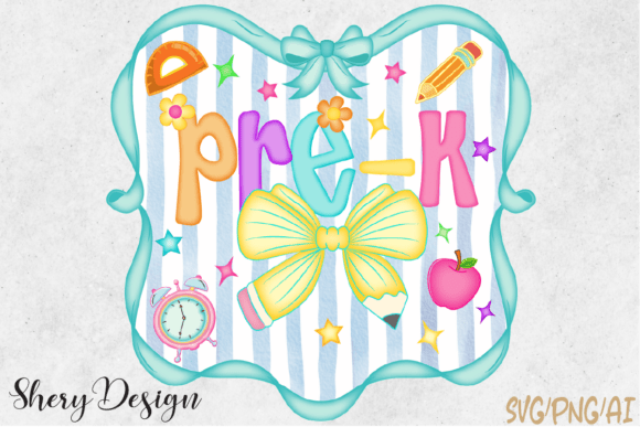 Pre-k Grade Back to School PNG - Coquett: A Versatile Digital Asset for Creative Projects