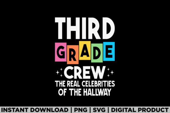 Third Grade 3rd Crew Back to School Kids