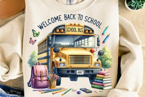 Welcome Back to School Bus PNG: A Versatile Digital Asset for Creative Projects
