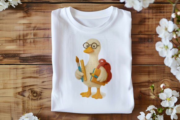 Woolen Goose Back to School PNG